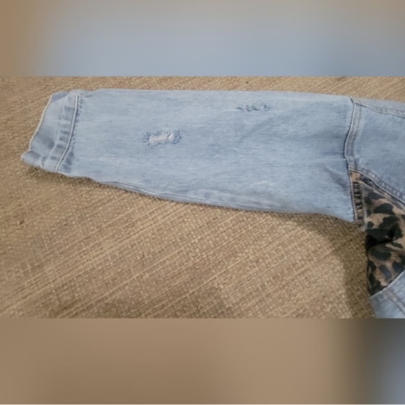 Pol Cheetah and Denim Oversized Jacket. Large Vintage look. - Picture 7 of 7